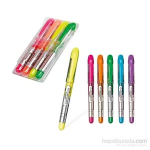 Ah601-4 Fosforlu Kalem 4 Renkli Set