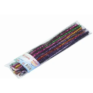 6Mm Metalik Şönil 30Cm-25'Li