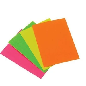 Fosforlu Fon Kartonu Karışık Renk 50 X 70-50'Li