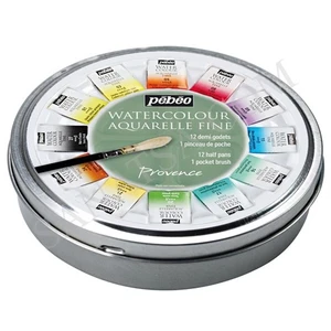 Aquarelle Fine 1/2 Tablet Sulu Boya 12 Renk Mediterranean Akdeniz Renkleri