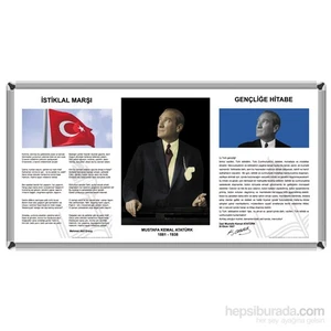 45x85 3'Lü Aliminyum Milli Levha
