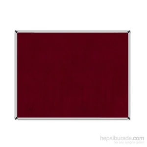 60x120 Duvara Monte Kumaşlı Pano (Bordo)