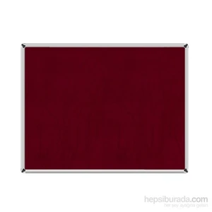 90x120 Duvara Monte Kumaşlı Pano (Bordo)