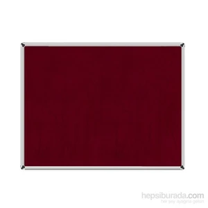 120x120 Duvara Monte Kumaşlı Pano (Bordo)