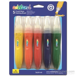 Adeland Fırçalı Boya Klasik 5 Renk 24 ml