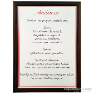 35x50 Andımız (Mdf Çerçeve)
