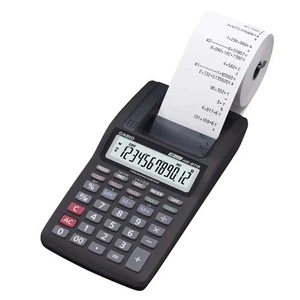 HR-8TM-BK Pilli Şeritli 12 Hane Hesap Makinesi