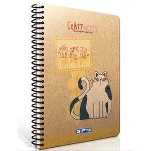 Craft Notes 1776 Spiralli S.K. A4 100 Yaprak Kareli