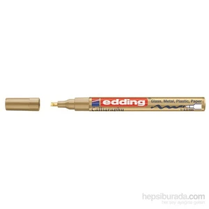 edding 753 Kaligrafik Hobi ve Sanat Kalemi Altın Tekli Blister