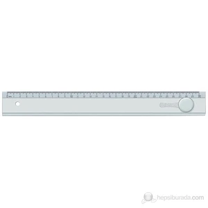 Plastik Cetvel 30 cm Mercekli