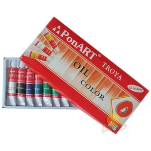 Yağlı Boya 12 Renk X 12 ml. Tüp