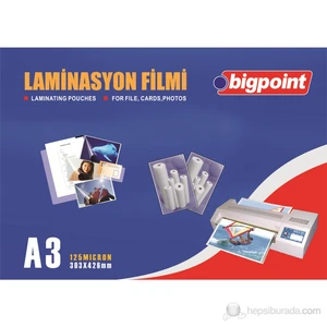 Laminasyon Filmi A3 125 Micron