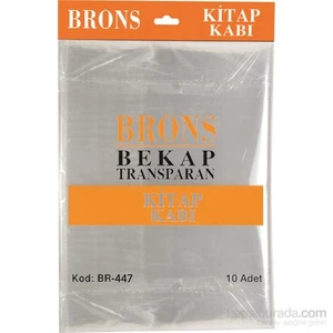 Br-447 Hazır Kitap Kabı Şeffaf 10 'lu Set