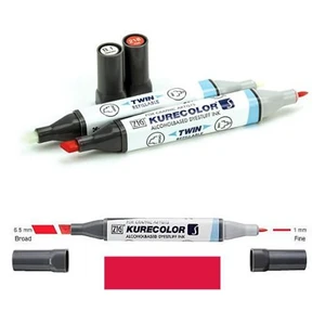 Kurecolor Twin S Grafik Ve Mimari Proje Çizim Kalemi Red
