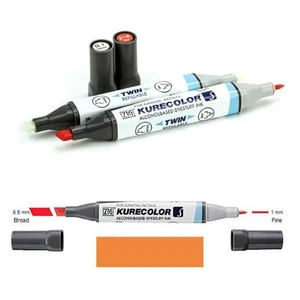 Kurecolor Twin S Grafik Ve Mimari Proje Çizim Kalemi Cadmium Orange