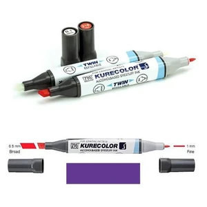 Kurecolor Twin S Grafik Ve Mimari Proje Çizim Kalemi Violet