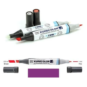 Kurecolor Twin S Grafik Ve Mimari Proje Çizim Kalemi Deep Pink