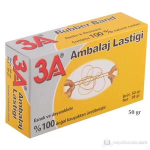 3A Ambalaj Lastiği Karton  Kutu 50 gr