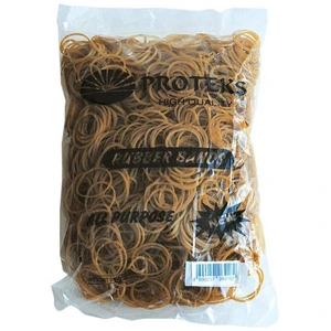 PROTEKS AMBALAJ LASTİĞİ %100 KAUÇUK LASTİK 500 GR 70 mm POŞET