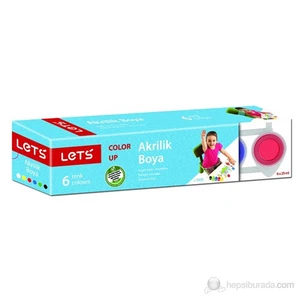 Lets 5200 Akrilik Boya Ana Renkler 25Mg 6 Renk