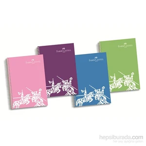 PP Kapak 5 Blm Renkli Kenar Kare Defter 200 Yaprak (5075400180)