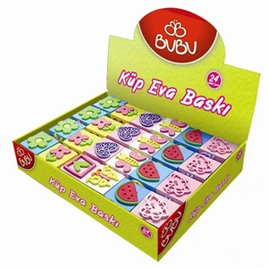 Küp Eva Baskı Kutu 24'Lü Model 2 -Eb0001