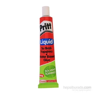 Sıvı Yapıştırıcı 90g Tüp Solventsiz Su Bazlı Yapıştırıcı Renkli ve Pratik