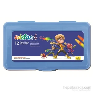 Pastel Boya PP Kutu 12 Renk Mavi