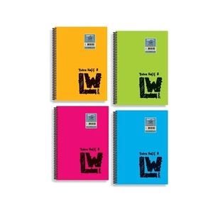 Lw 1952 Extra Hafif Spiralli P.K. A4 100 Yaprak Çizgili