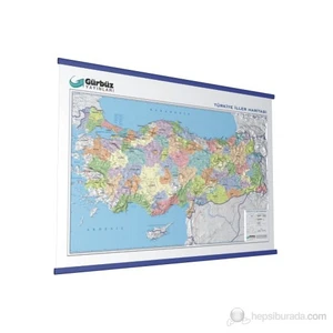 Kabartma Türkiye Siyasi 70x100 Haritası