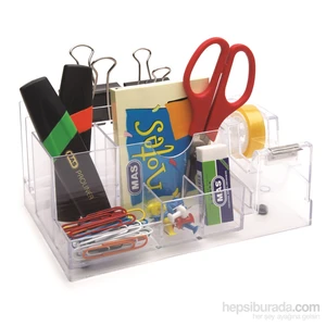 Mas 815 Desk Organizer Bantlı (Siyah),