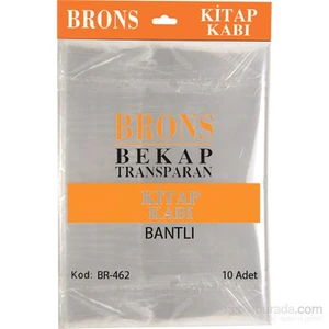 Hazir Kitap Kabı Şeffaf 10 Lu Br-462
