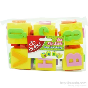 Harf Küp Eva Baskı Seti 6'Lı 00122