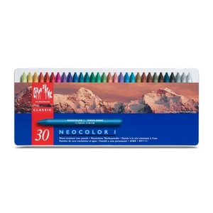Caran D'ache Neocolor 30 Renk Wax Pastel Boya