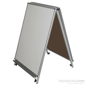 60x85 Laminat Üçgen Tip Çiftaraf Yazı Tahtası