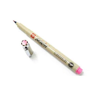 Pigma Brush Pen Çizim Kalemi Fırça Uçlu Rose Pembe