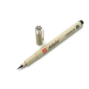 Pigma Brush Pen Çizim Kalemi Fırça Uçlu Black Siyah