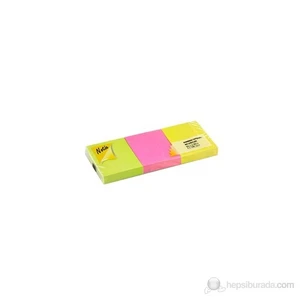 Neon 3'lü 100 Yaprak 50x40 Yapışkanlı Not Kağıdı