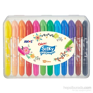 Silky Gel Crayon 12 Renk Csg12