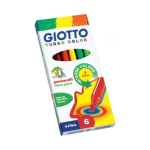 Turbo Color Keçeli Kalem 6'Lı Kutu 415000