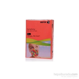 Symphony Renkli Fotokopi Kağıdı A4 80gr Kırmızı