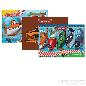 Keskin 300315-48 Planes 35x50 cm Resim Defteri 15 Yaprak