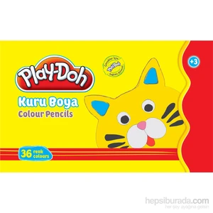 36 Renk Kuru Boya Teneke Kutu Play-Ku015