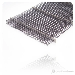 Office Force 1/4'' Siyah 3:1'' (inç) A4 34 Loop Kutu Tel Spiral 100'lü