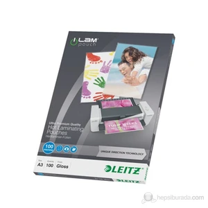 Udt Laminasyon Poşeti A3  100 Mikron 100 Adet Şeffaf 74870000