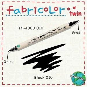 Fabricolor Twin Kumaş K.Tc-4000 010 Black