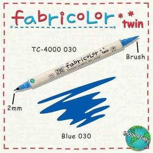 Fabricolor Twin Kumaş K.Tc-4000 030 Blue