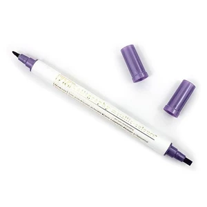 Çift Uçlu Metalik Davetiye Ve Kaligrafi Kalemi Violet