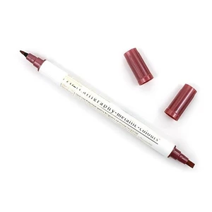 Çift Uçlu Metalik Davetiye Ve Kaligrafi Kalemi Red