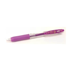 Sarasa Clip Jel Mürekkepli Roller, Basmalı, 0.7Mm, Mor Src-0.7-Mor